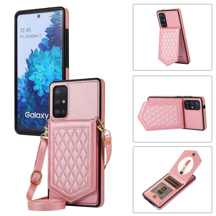 Custodia RFID con specchio per Samsung Galaxy A12 A13 A51 A52