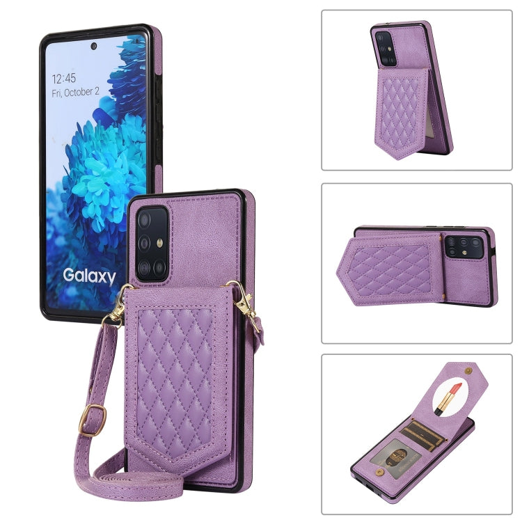 Custodia RFID con specchio per Samsung Galaxy A12 A13 A51 A52