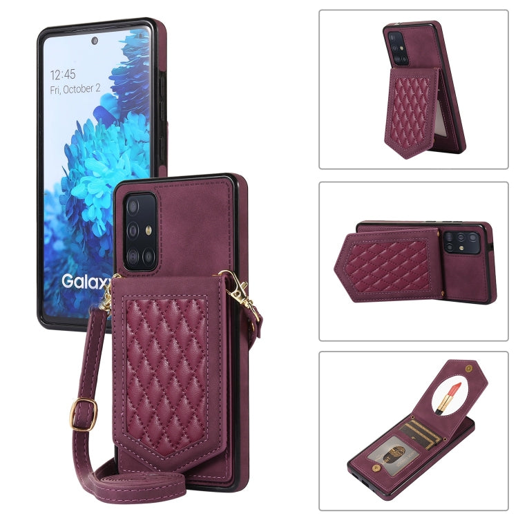 Custodia RFID con specchio per Samsung Galaxy A12 A13 A51 A52