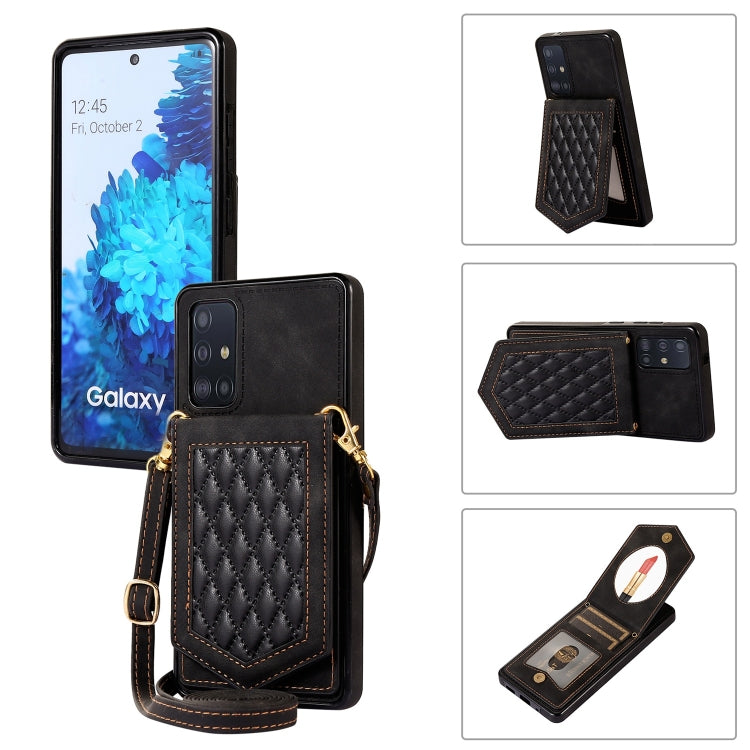 Custodia RFID con specchio per Samsung Galaxy A12 A13 A51 A52
