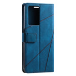 Custodia in pelle con giunture per Samsung Galaxy S23+ 5G