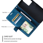 Custodia in pelle con giunture per Samsung Galaxy S23+ 5G