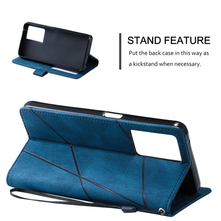 Custodia in pelle con giunture per Samsung Galaxy S23+ 5G