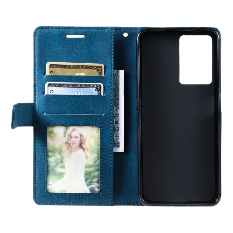 Custodia in pelle con giunture per Samsung Galaxy S23+ 5G