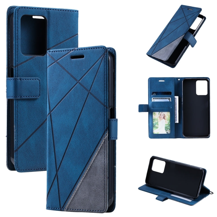 Custodia in pelle con giunture per Samsung Galaxy S23+ 5G