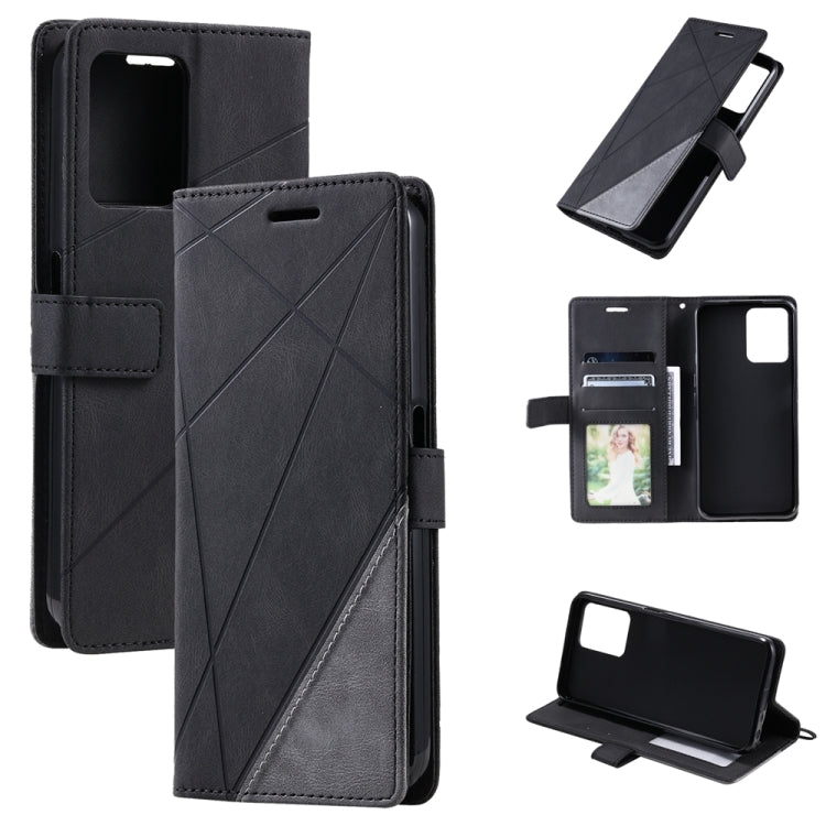 Custodia in pelle con giunture per Samsung Galaxy S23+ 5G