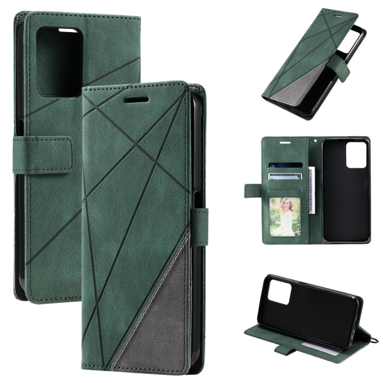 Custodia in pelle con giunture per Samsung Galaxy S23+ 5G
