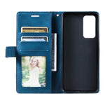 Custodia in pelle con giunture per smartphone compatibili