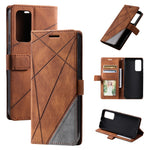 Custodia in pelle con giunture per smartphone compatibili