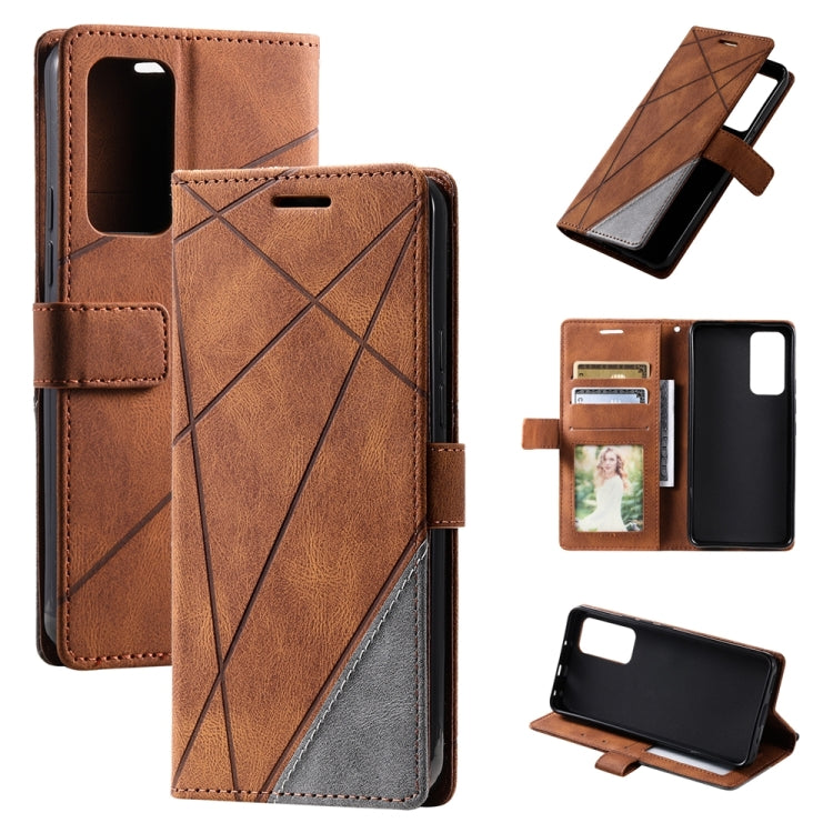Custodia in pelle con giunture per smartphone compatibili