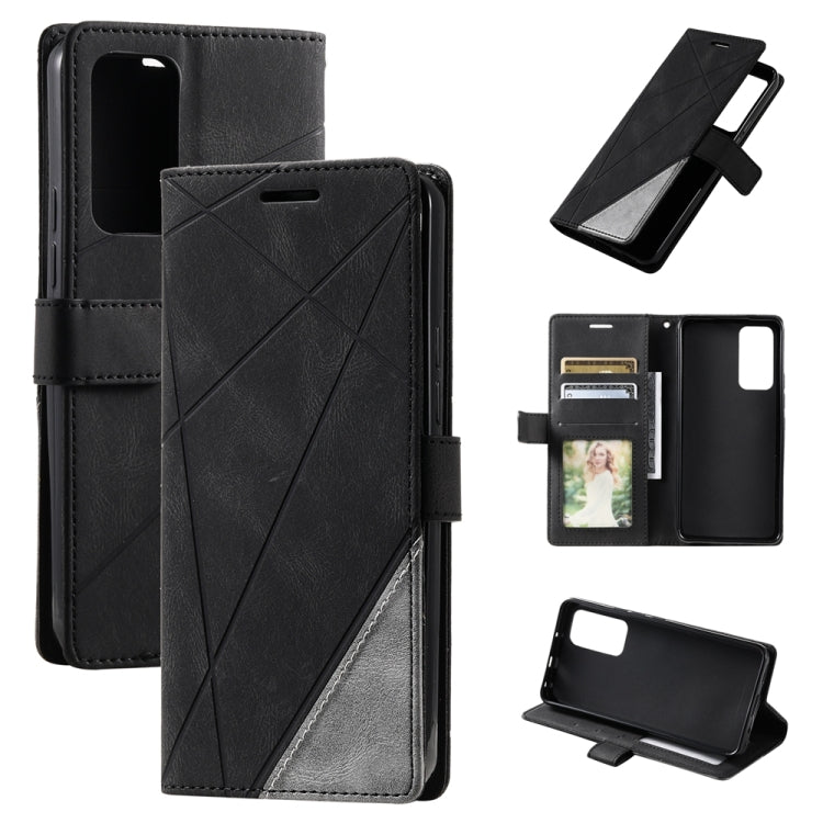 Custodia in pelle con giunture per smartphone compatibili