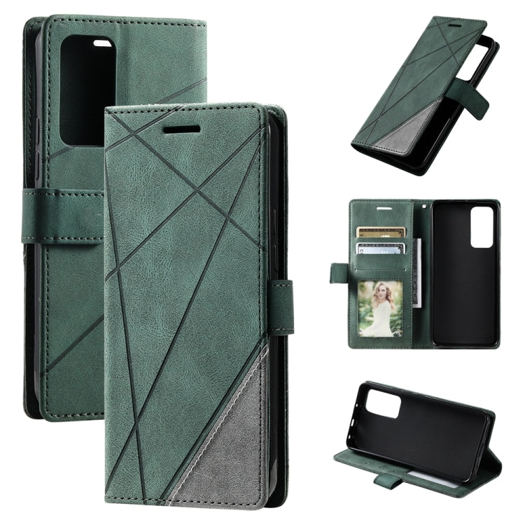 Custodia in pelle con giunture per smartphone compatibili