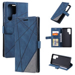 Custodia in pelle con giunture per smartphone compatibili