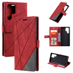 Custodia in pelle con giunture per smartphone compatibili