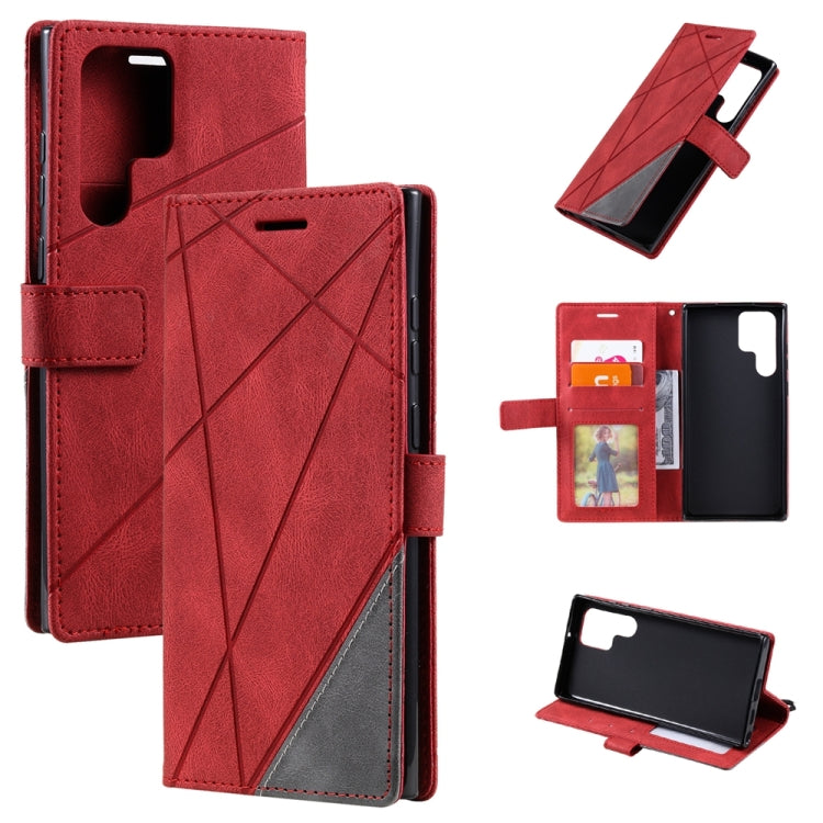 Custodia in pelle con giunture per smartphone compatibili