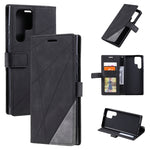 Custodia in pelle con giunture per smartphone compatibili