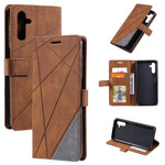 Custodia in pelle con giunture per smartphone compatibili