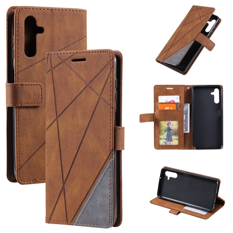 Custodia in pelle con giunture per smartphone compatibili