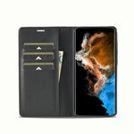 Custodia portafoglio in pelle per Samsung Galaxy S23 Ultra