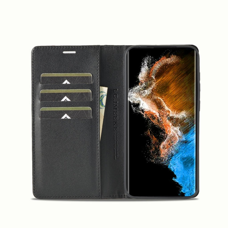 Custodia portafoglio in pelle per Samsung Galaxy S23 Ultra