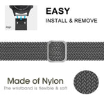 Cinturino elastico in nylon regolabile per Garmin Fenix 7X
