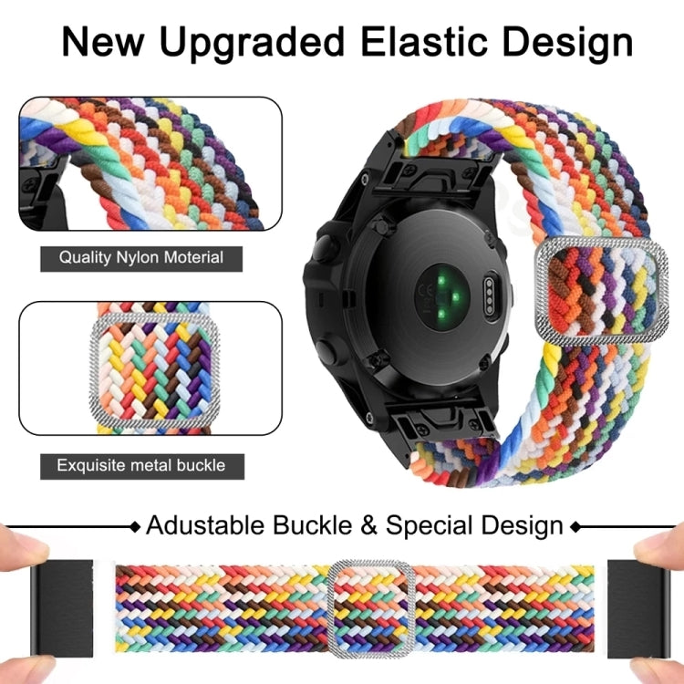 Cinturino elastico in nylon regolabile per Garmin Fenix 7X