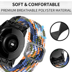 Cinturino elastico in nylon regolabile per Garmin Fenix 7X