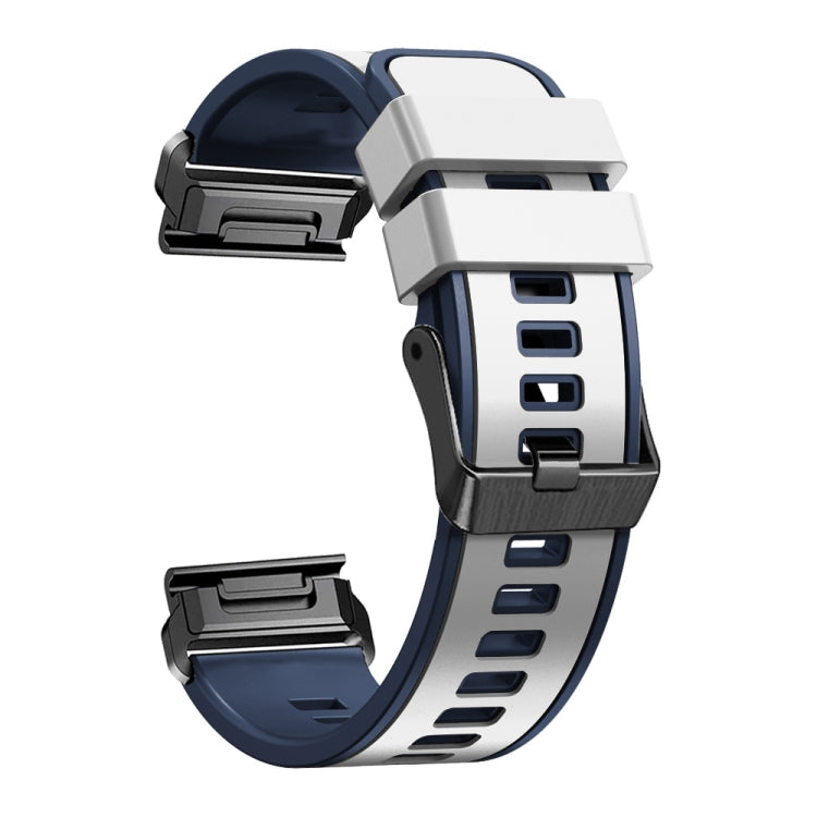 Cinturino in silicone bicolore 26 mm per Garmin Fenix 7X