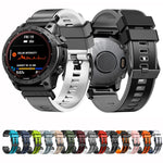 Cinturino in silicone bicolore 26 mm per Garmin Fenix 7X