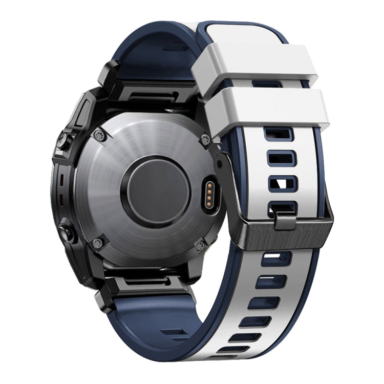 Cinturino in silicone bicolore 22 mm per Garmin Fenix 7
