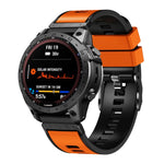 Cinturino in silicone bicolore 22 mm per Garmin Fenix 7