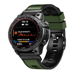 Cinturino in silicone bicolore 22 mm per Garmin Fenix 7