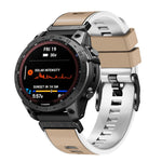 Cinturino in silicone bicolore 22 mm per Garmin Fenix 7
