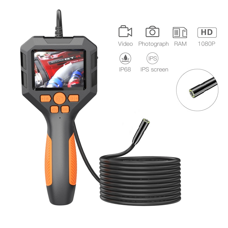 Endoscopio palmare HD 2,8" con schermo LCD 2-10m