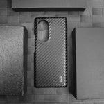 Custodia smartphone PU e PC fibra di carbonio compatibile Xiaomi