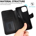 Custodia TPU e pelle PU per iPhone 14 compatibile