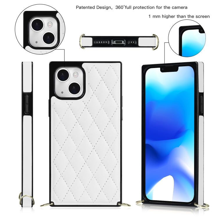 Custodia in pelle microfibra a tracolla per iPhone 14 Pro Max