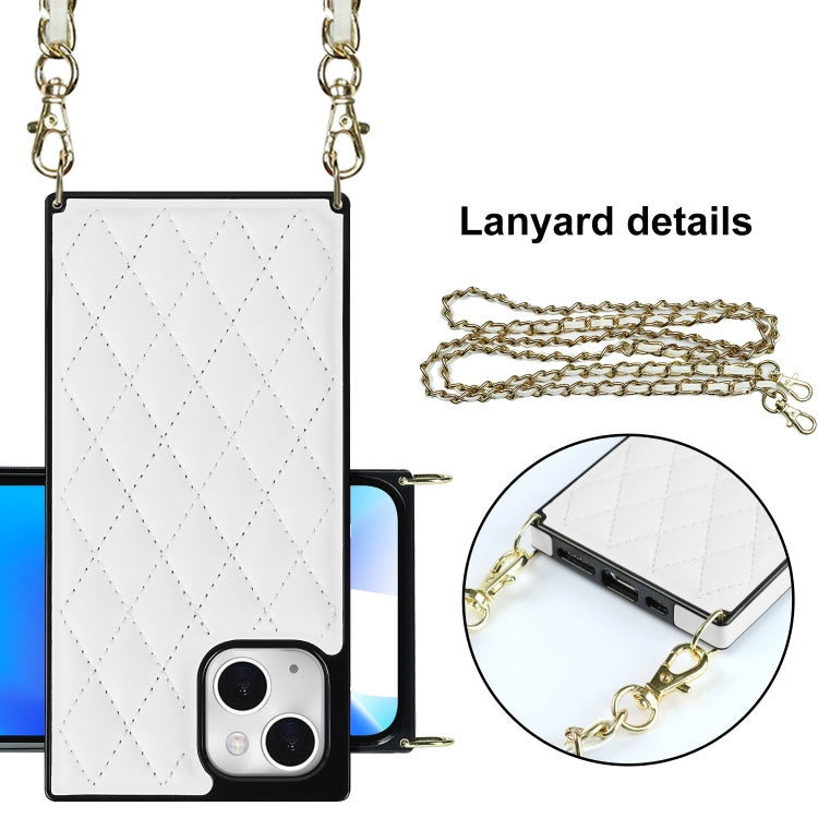 Custodia in pelle microfibra a tracolla per iPhone 14 Pro Max