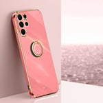Custodia TPU elettrolitico con supporto anello per Galaxy S23 Ult