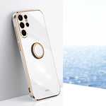 Custodia TPU elettrolitico con supporto anello per Galaxy S23 Ult