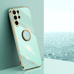 Custodia TPU elettrolitico con supporto anello per Galaxy S23 Ult