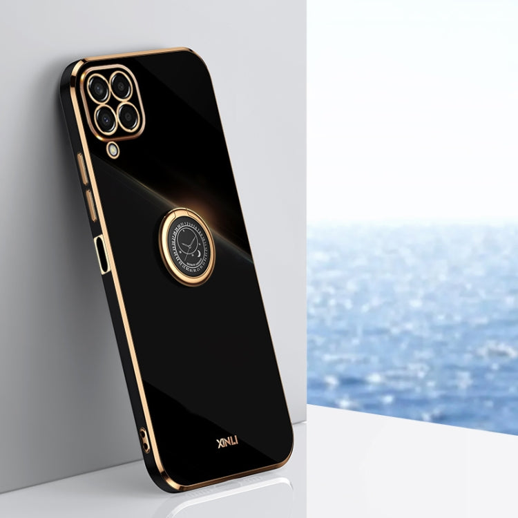 Custodia TPU elettrolitico con anello per Samsung Galaxy M33