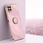 Custodia TPU elettrolitico con anello per Samsung Galaxy M33