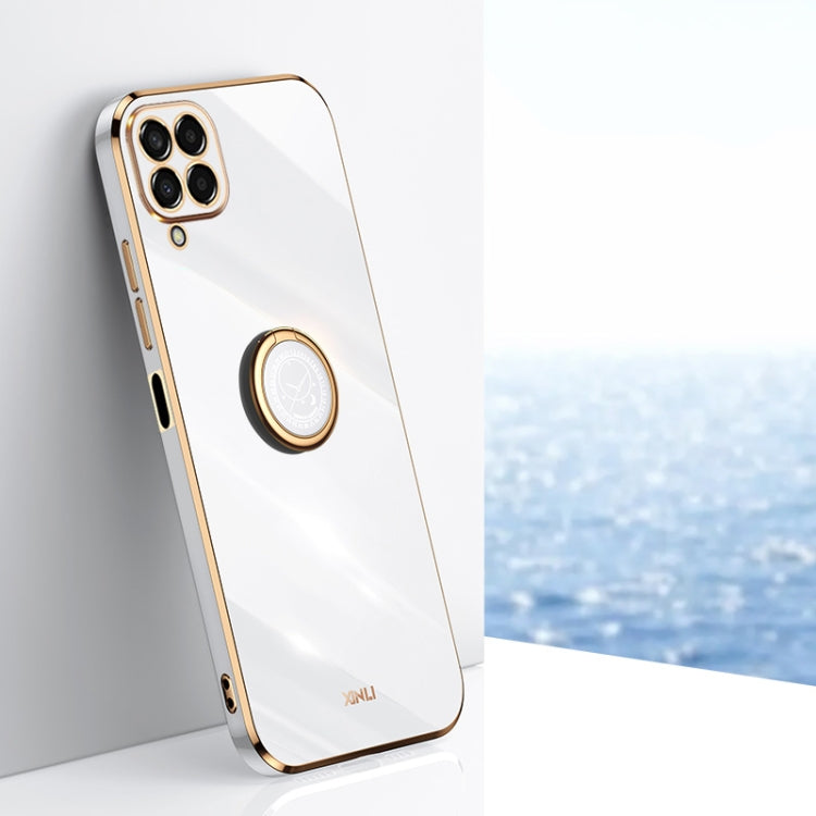 Custodia TPU elettrolitico con anello per Samsung Galaxy M33