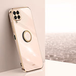 Custodia TPU elettrolitico con anello per Samsung Galaxy M33