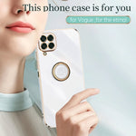Custodia TPU elettrolitico con anello per Samsung Galaxy M33