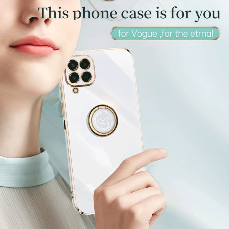 Custodia TPU elettrolitico con anello per Samsung Galaxy M33