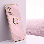 Custodia TPU elettrolitico con anello per Samsung Galaxy M33