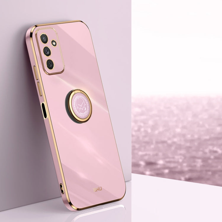 Custodia TPU elettrolitico con anello per Samsung Galaxy M33
