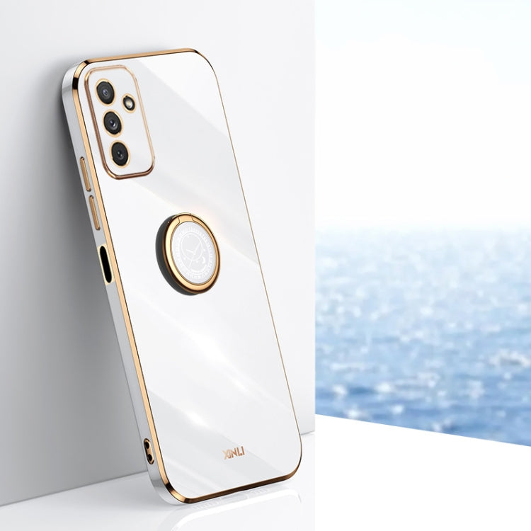 Custodia TPU elettrolitico con anello per Samsung Galaxy M33